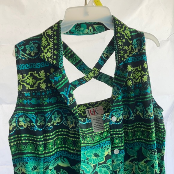 Floor length sleeveless dress - Picture 3 of 5